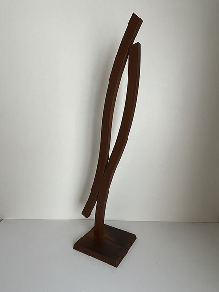  DOBLE BARRA. ACERO CORTEN FALSO. 78hª