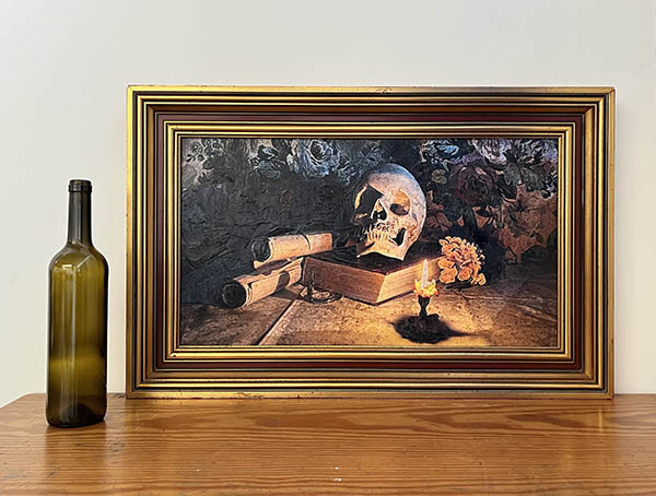 VANITAS I (S.XVII) IMPRESIÓN SOBRE PAPEL (73 X 46,5)