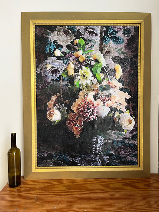 FLORES. IMPRESIÓN SOBRE LIENZO (81X105)